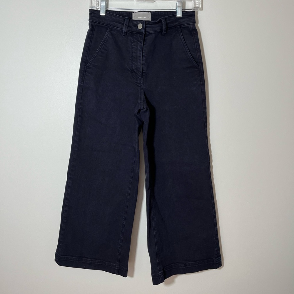 Everlane Women’s Cropped Wide leg pants Size Small